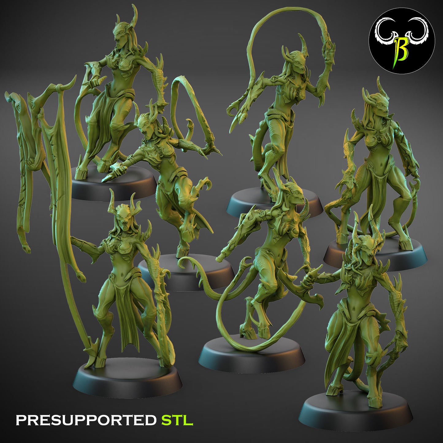 Soul Eaters, Female (7 Variants Available) - Clay Beast Creations