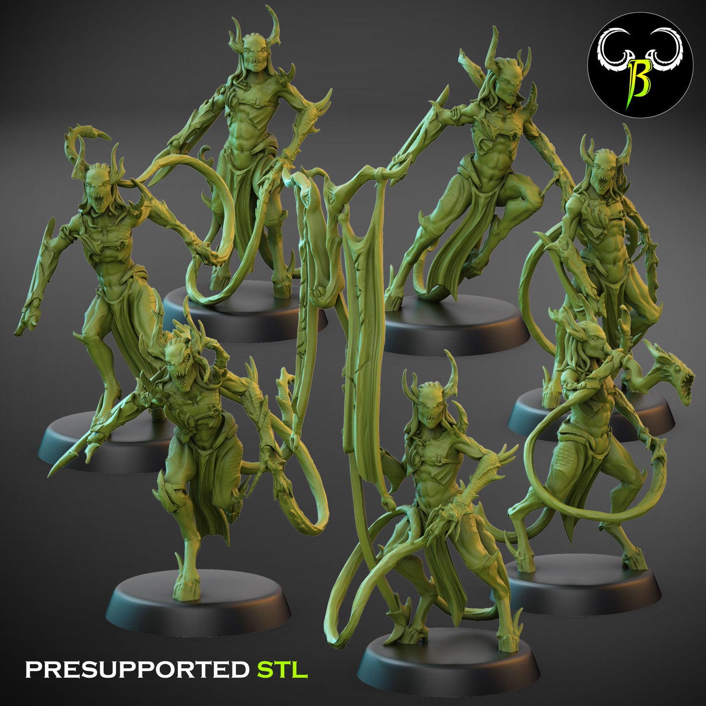 Soul Eaters, Male (7 Variants Available) - Clay Beast Creations