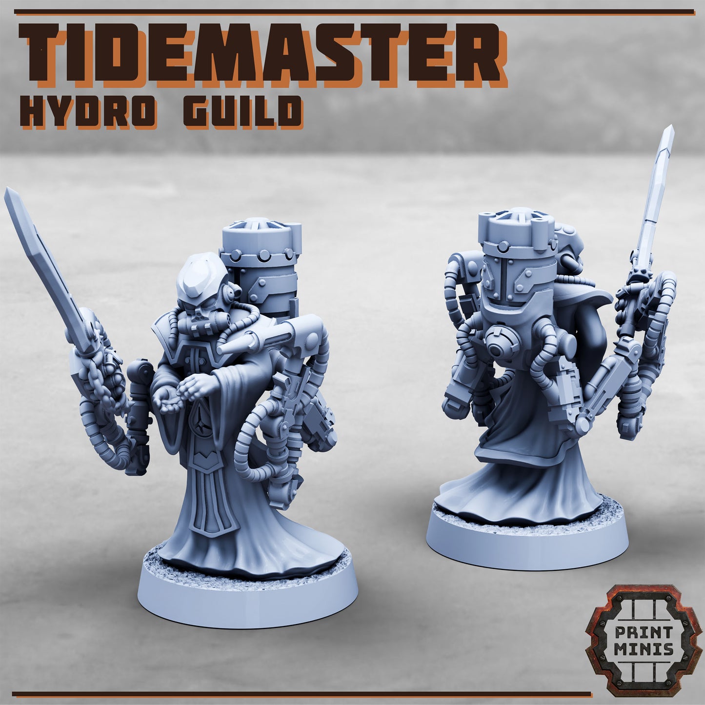 Hydro Guild Heroes (2 Variants Available) - Print Minis