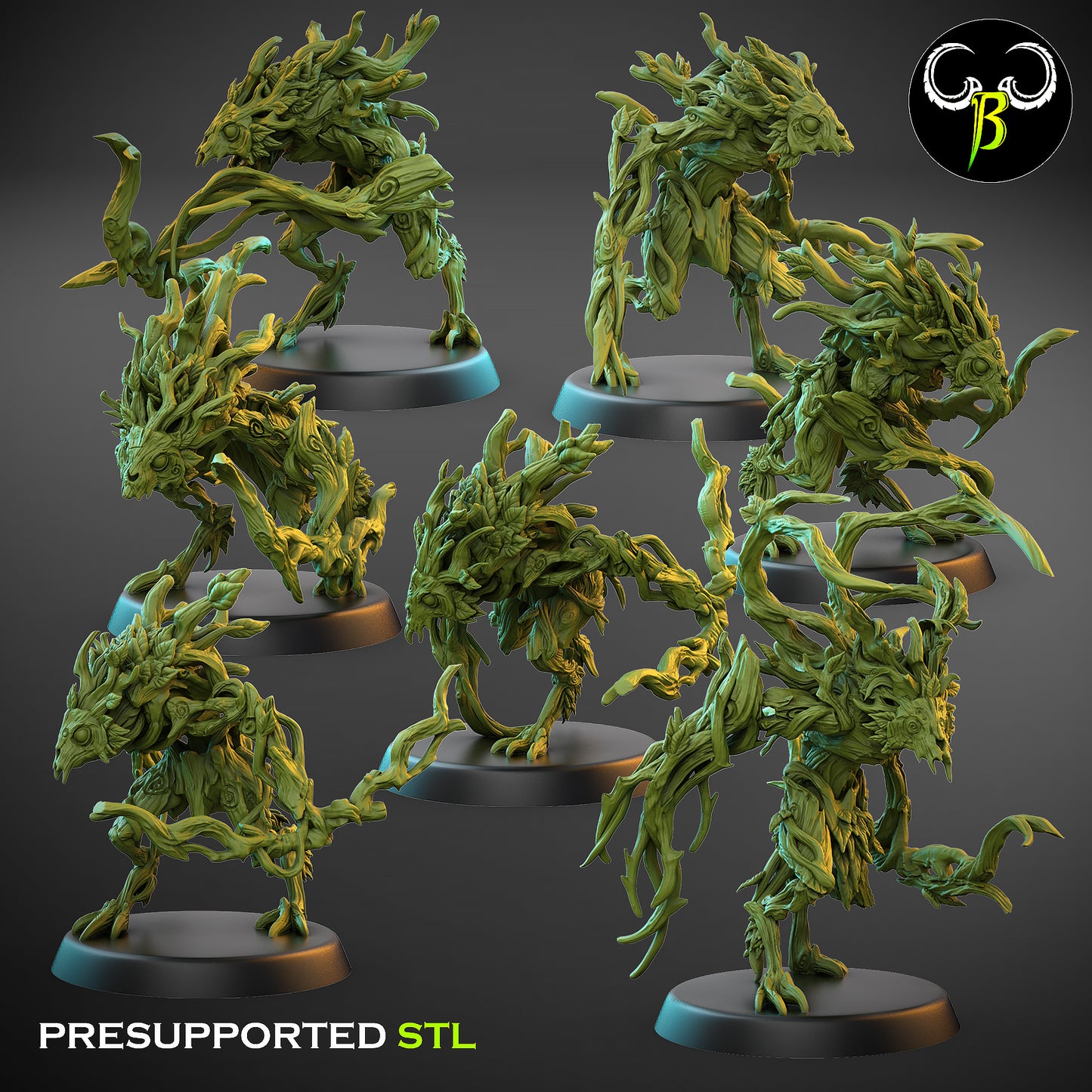 Vine Spirits - Bow Squad (7 Variants Available) - Clay Beast Creations (Copy)