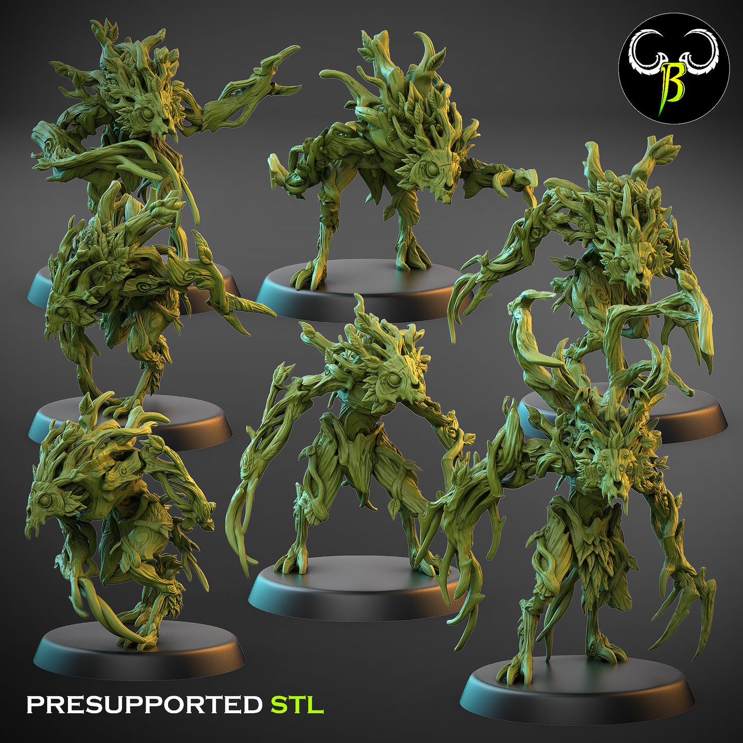 Vine Spirits - Claw Squad (7 Variants Available) - Clay Beast Creations