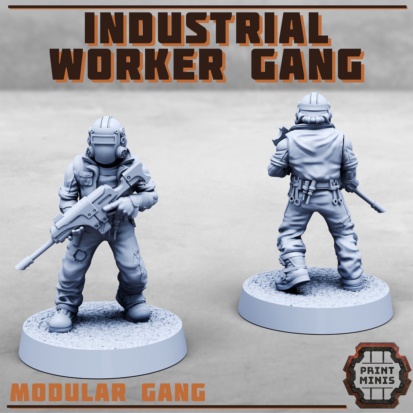 Industrial Worker Gang (9 Variants Available) - Print Minis