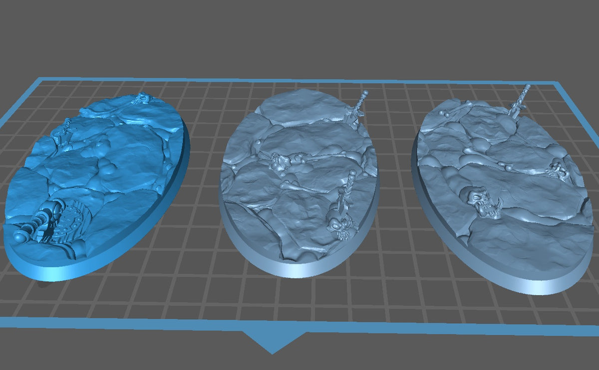 Frostforge Bases, Ice and Snow Winter Bases with Weapons (18 Variants Available) - Battle Yak