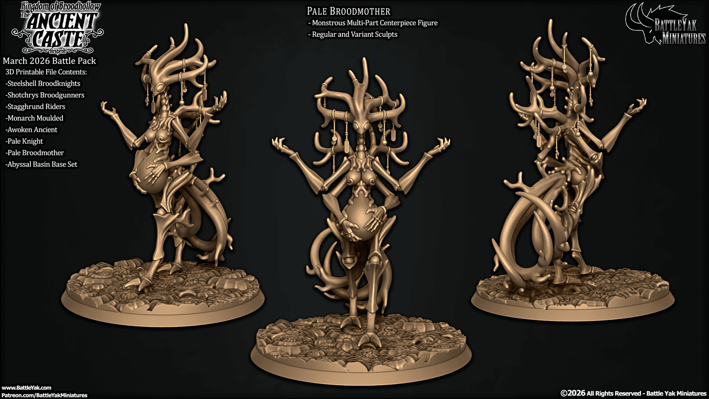 Ancient Caste Broodmother, Insect Folk Queen Pinup - Battle Yak