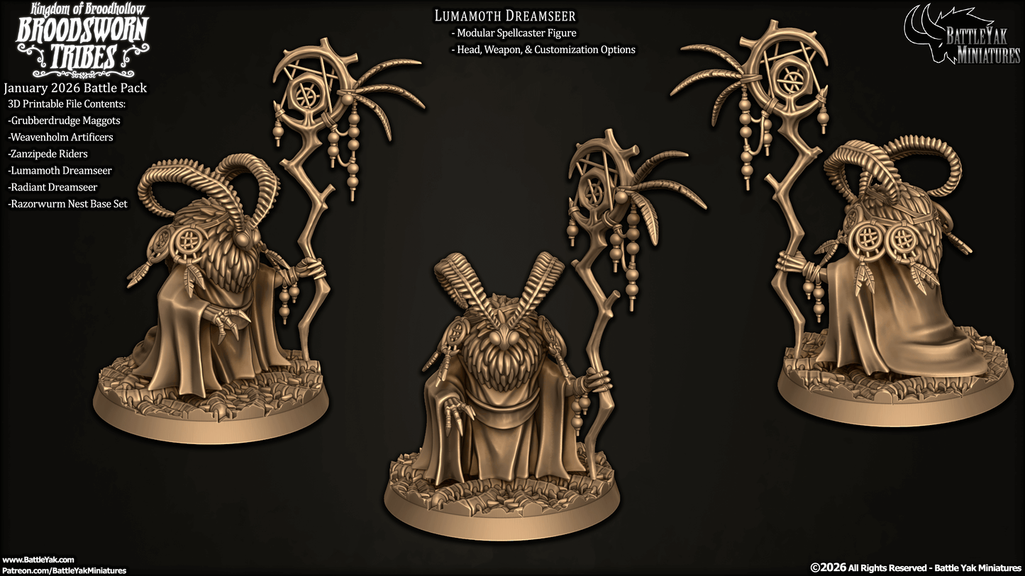 Lumamoth Dreamseer, Insectoid Mystic - Battle Yak