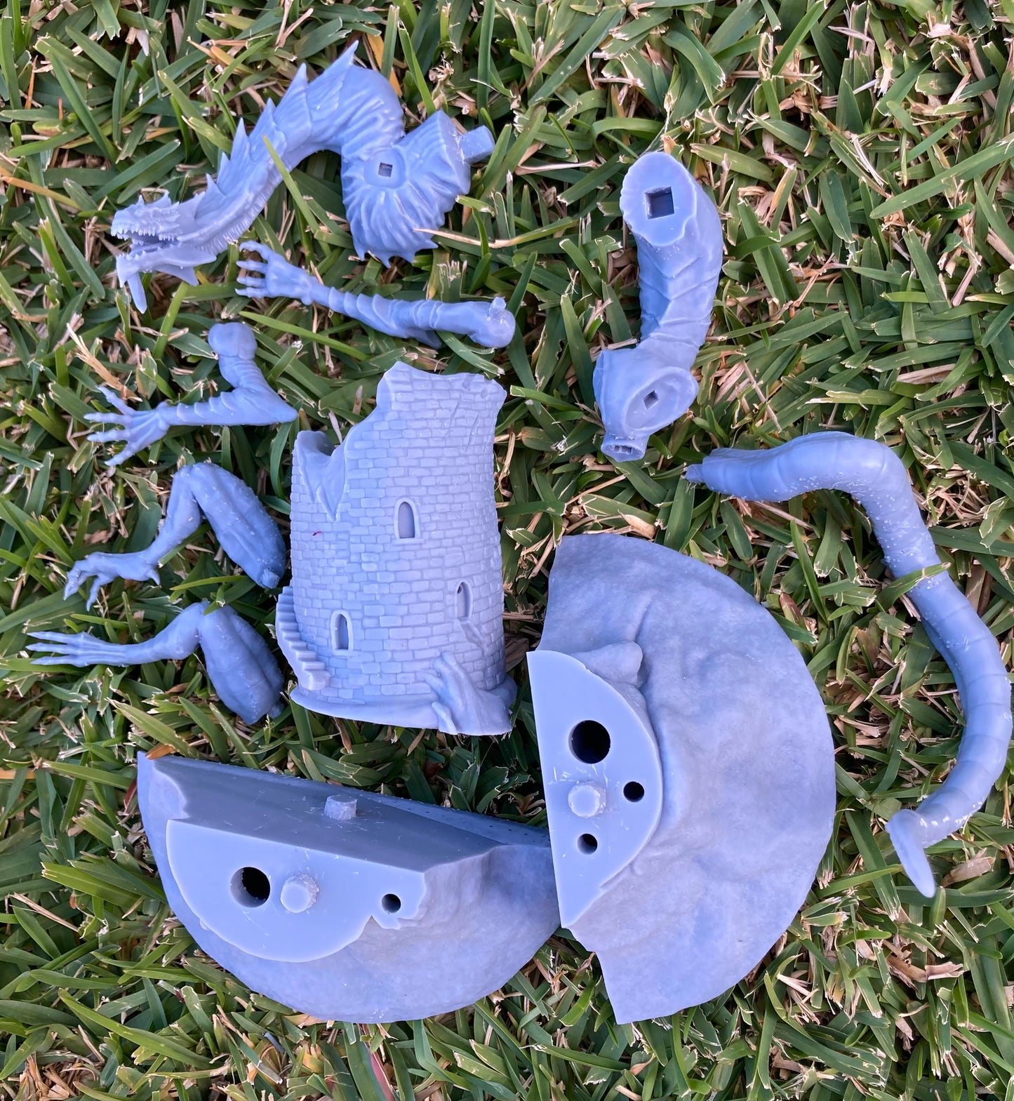 Ancient Frost Wyrm and Tower - Epic Miniatures
