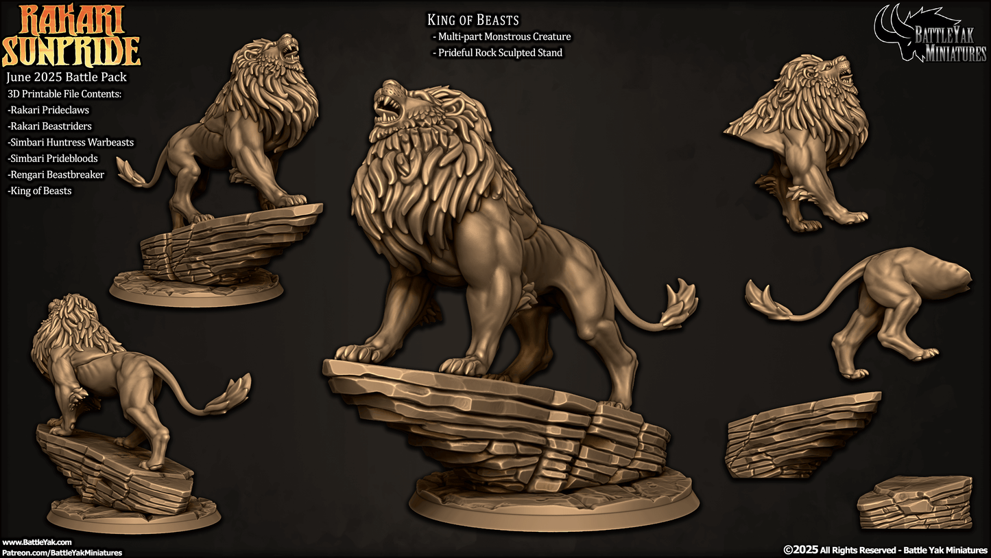 Rakari Sunpride, King of Beasts - Battle Yak