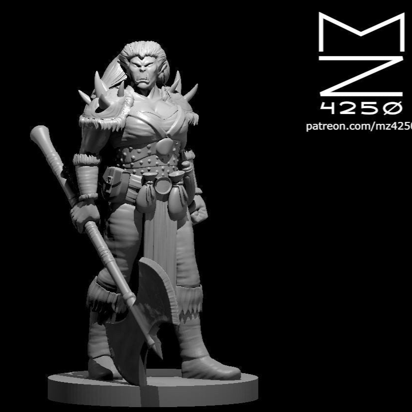 Orc Warrior (5 Variants Available) - MZ4250