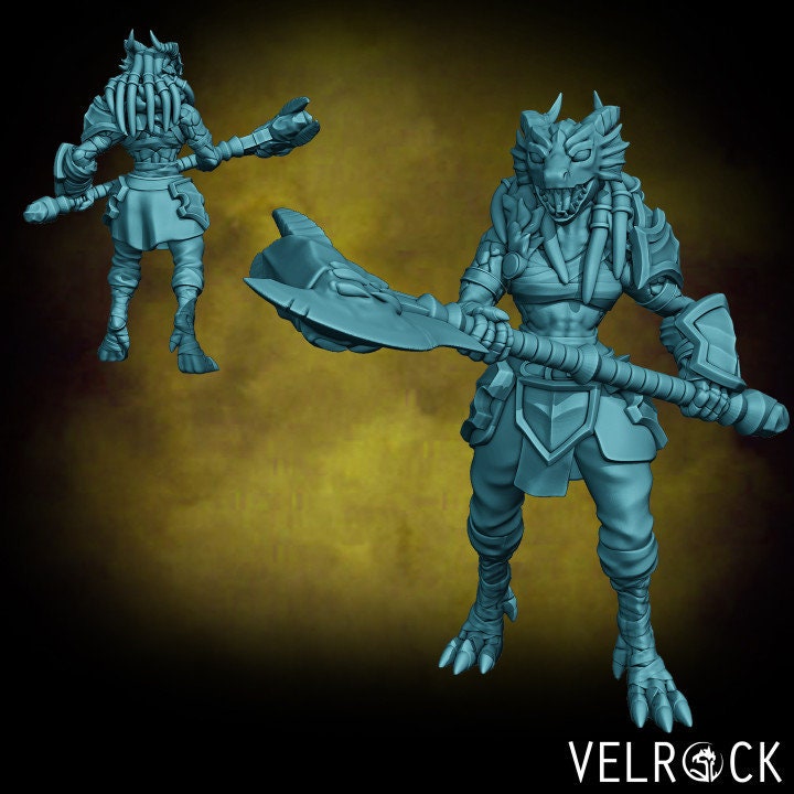 Female Dragonfolk Set 1 (5 Variants) - Velrock