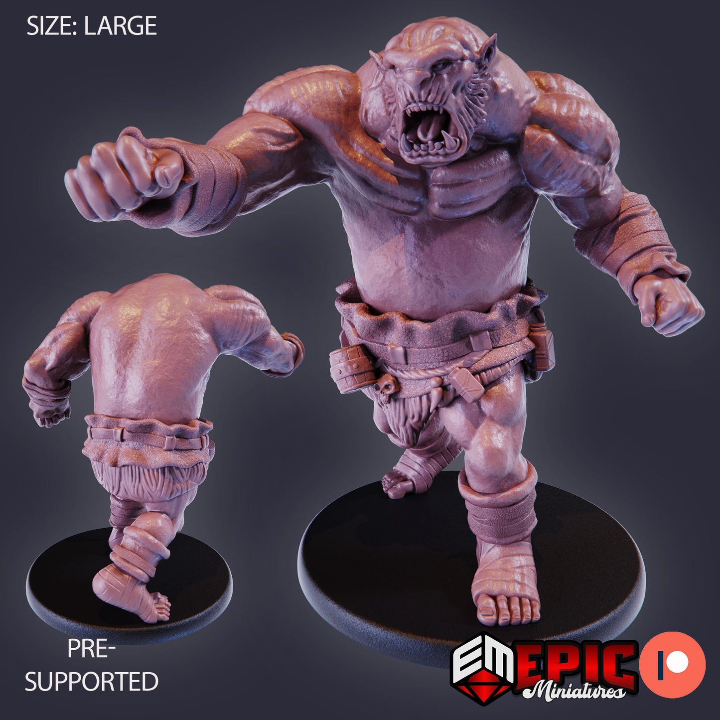 Ogre (3 Variants) - Epic Miniatures