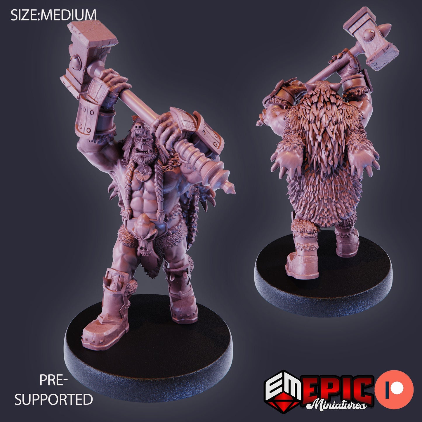 Orc Warg Tamer (5 Variants) - Epic Miniatures