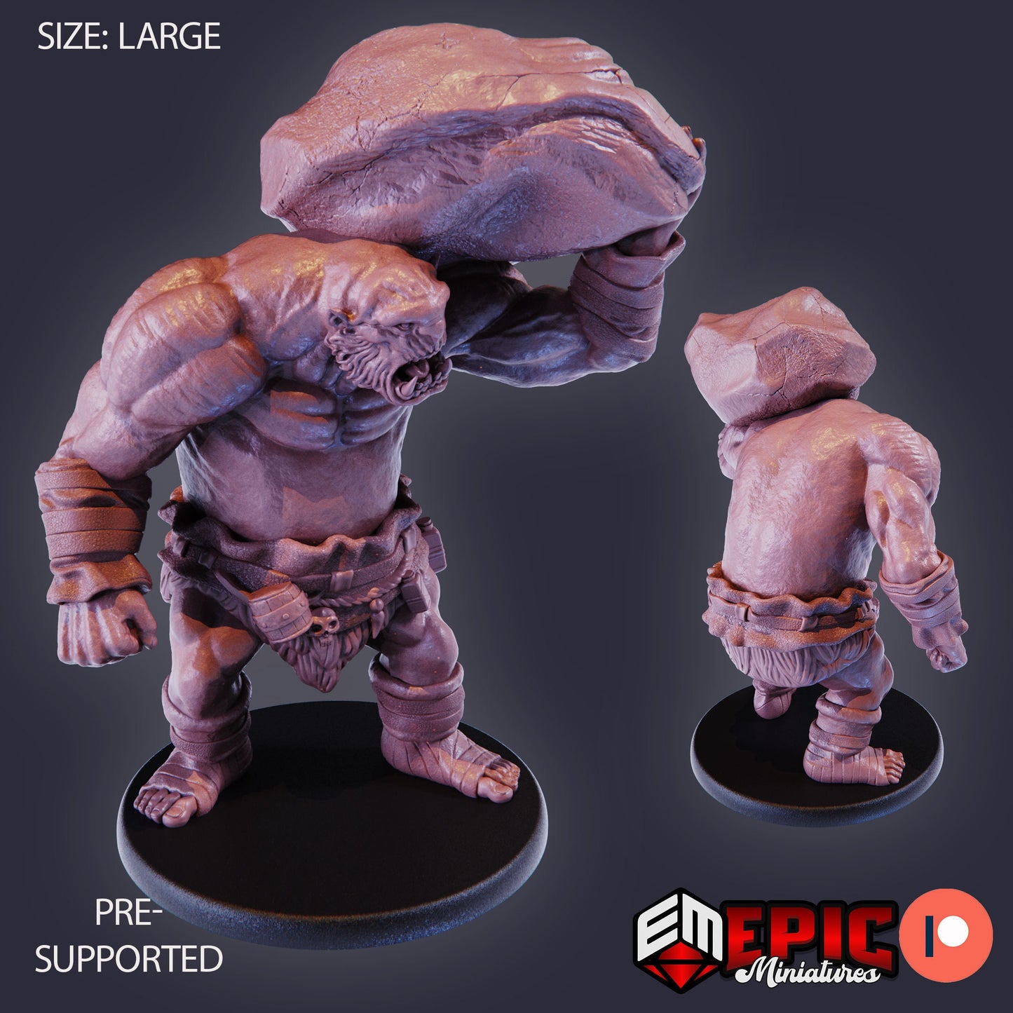 Ogre (3 Variants) - Epic Miniatures