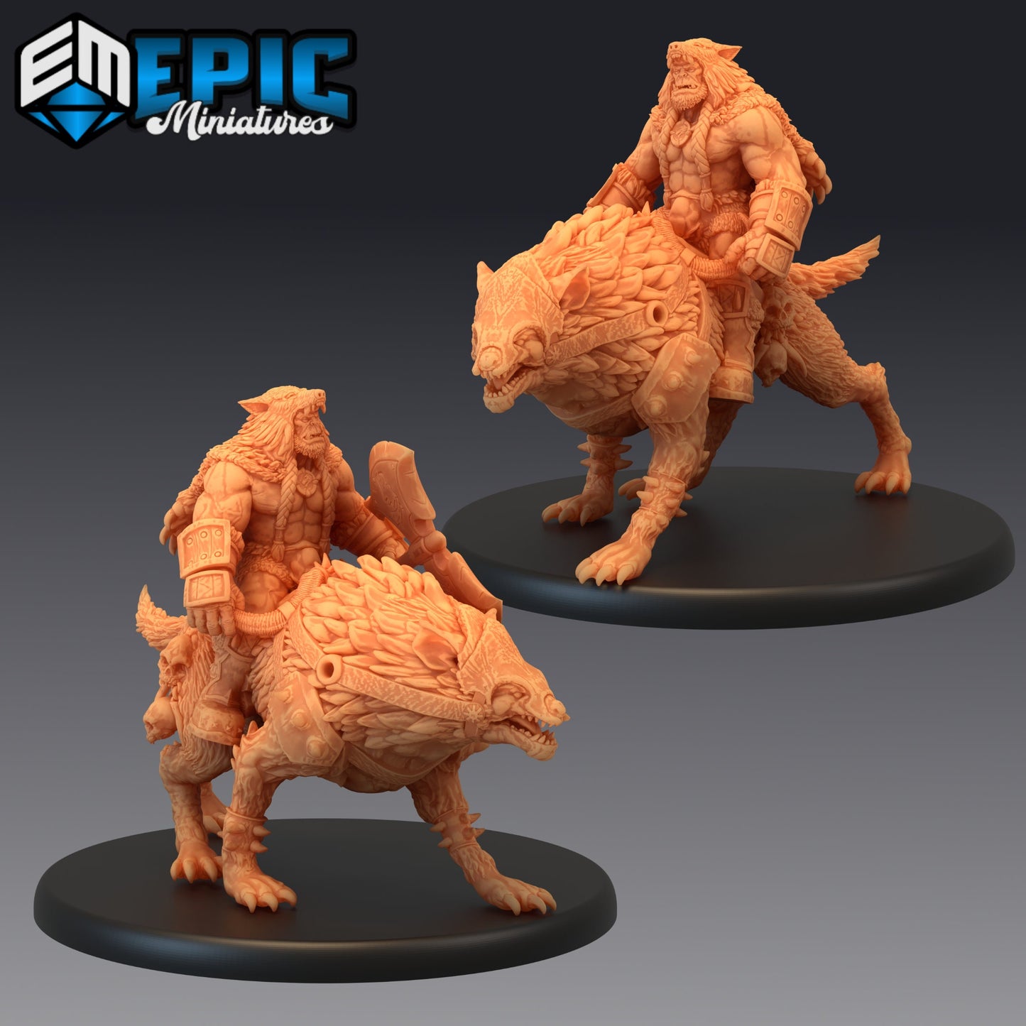 Orc Warg Tamer (5 Variants) - Epic Miniatures