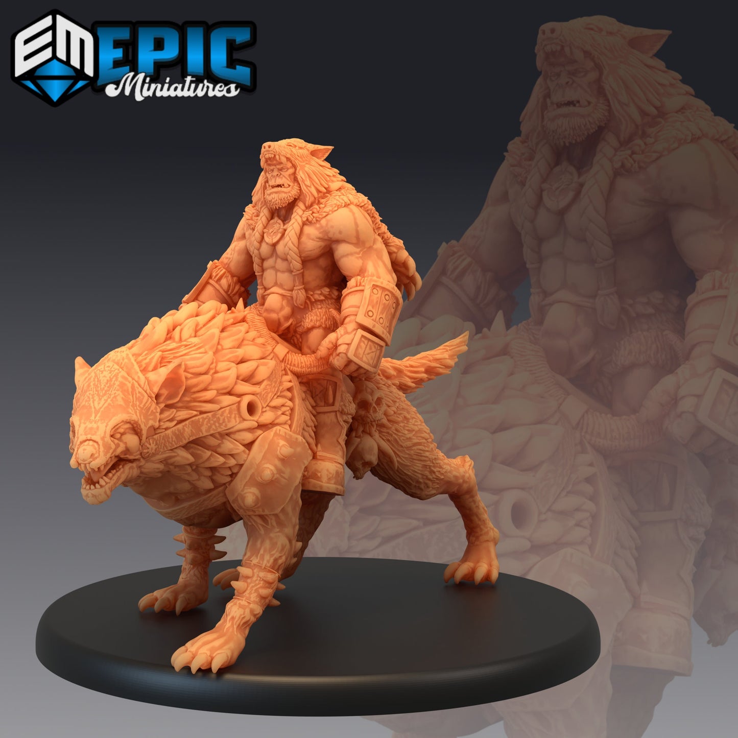 Orc Warg Tamer (5 Variants) - Epic Miniatures