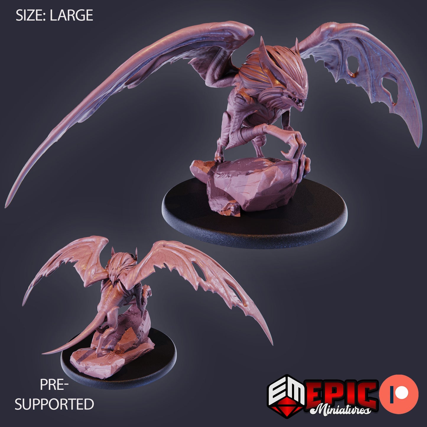 Terror Bat (3 Variants) - Epic Miniatures