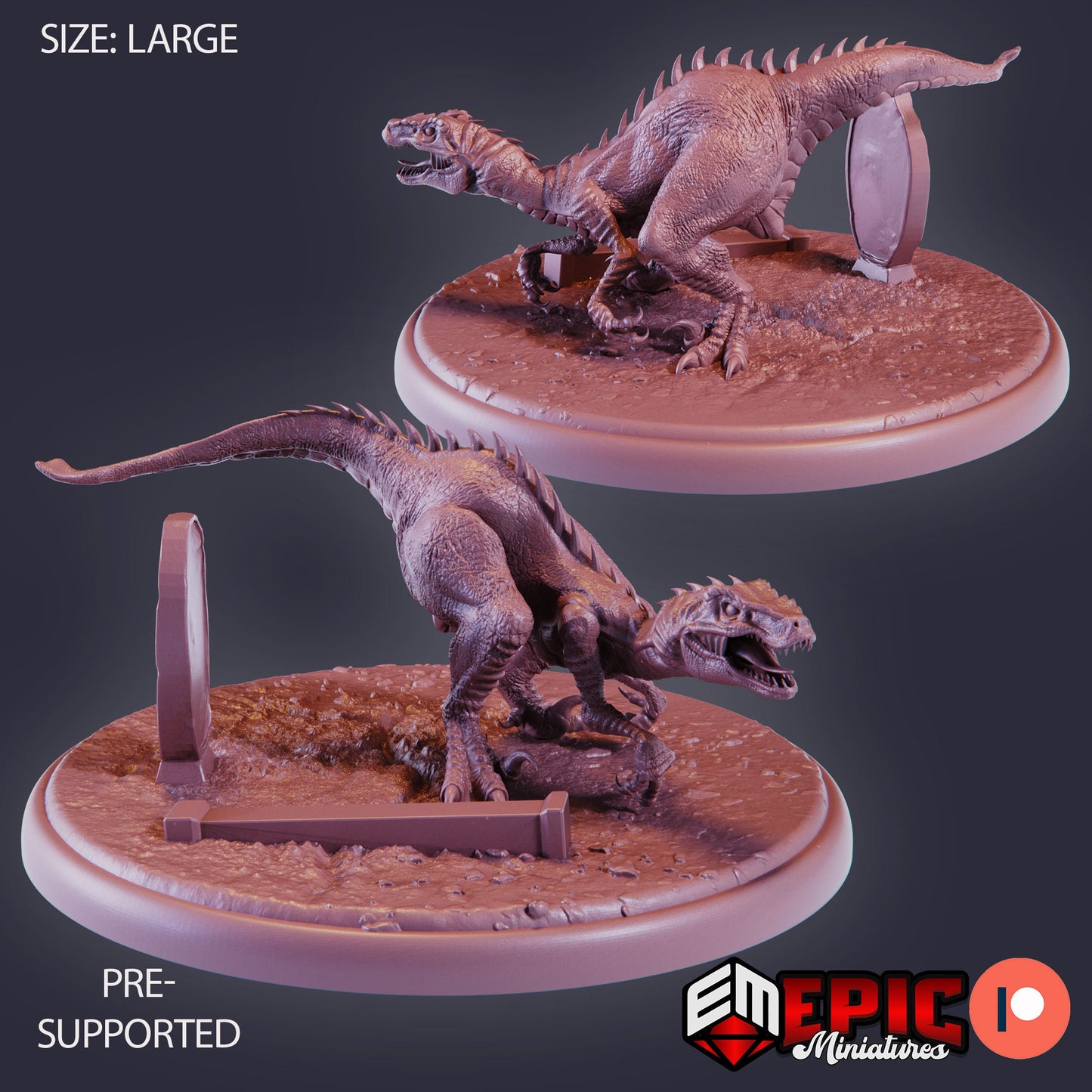 Raptor (3 Variants) - Epic Miniatures