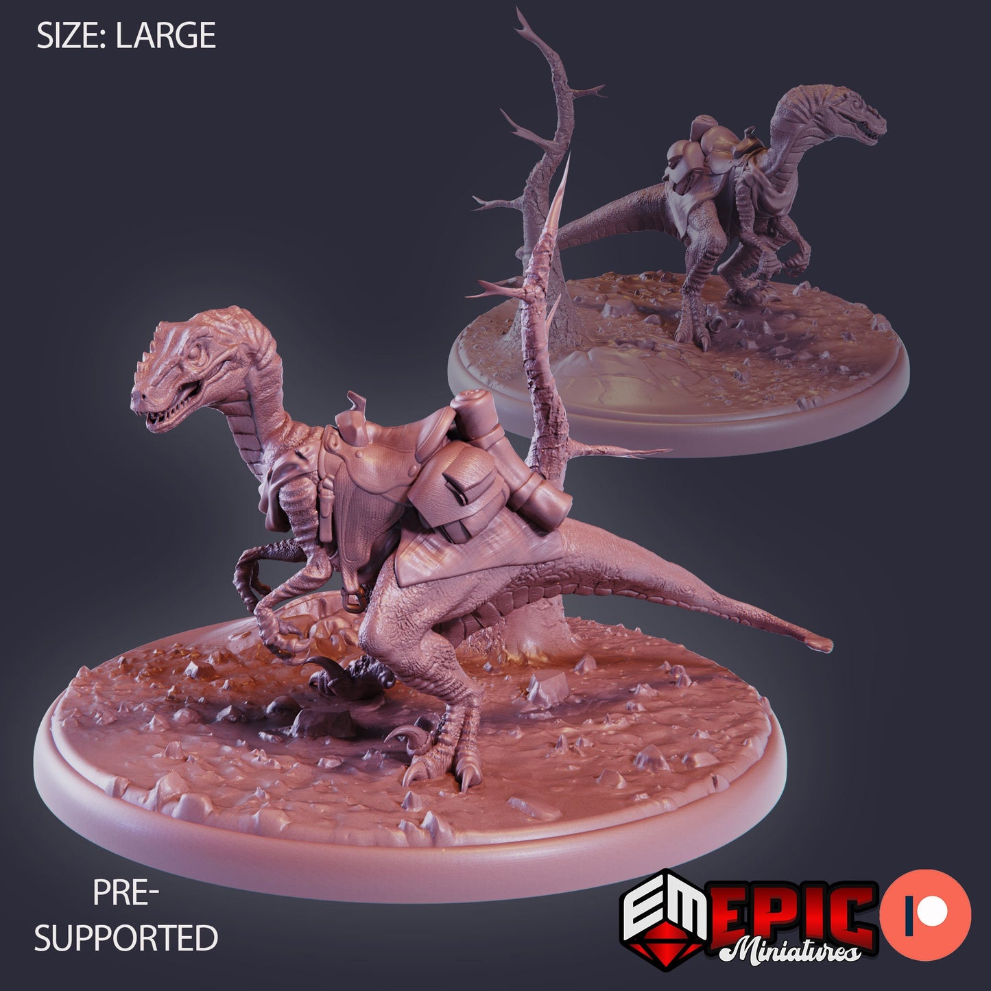 Raptor (3 Variants) - Epic Miniatures