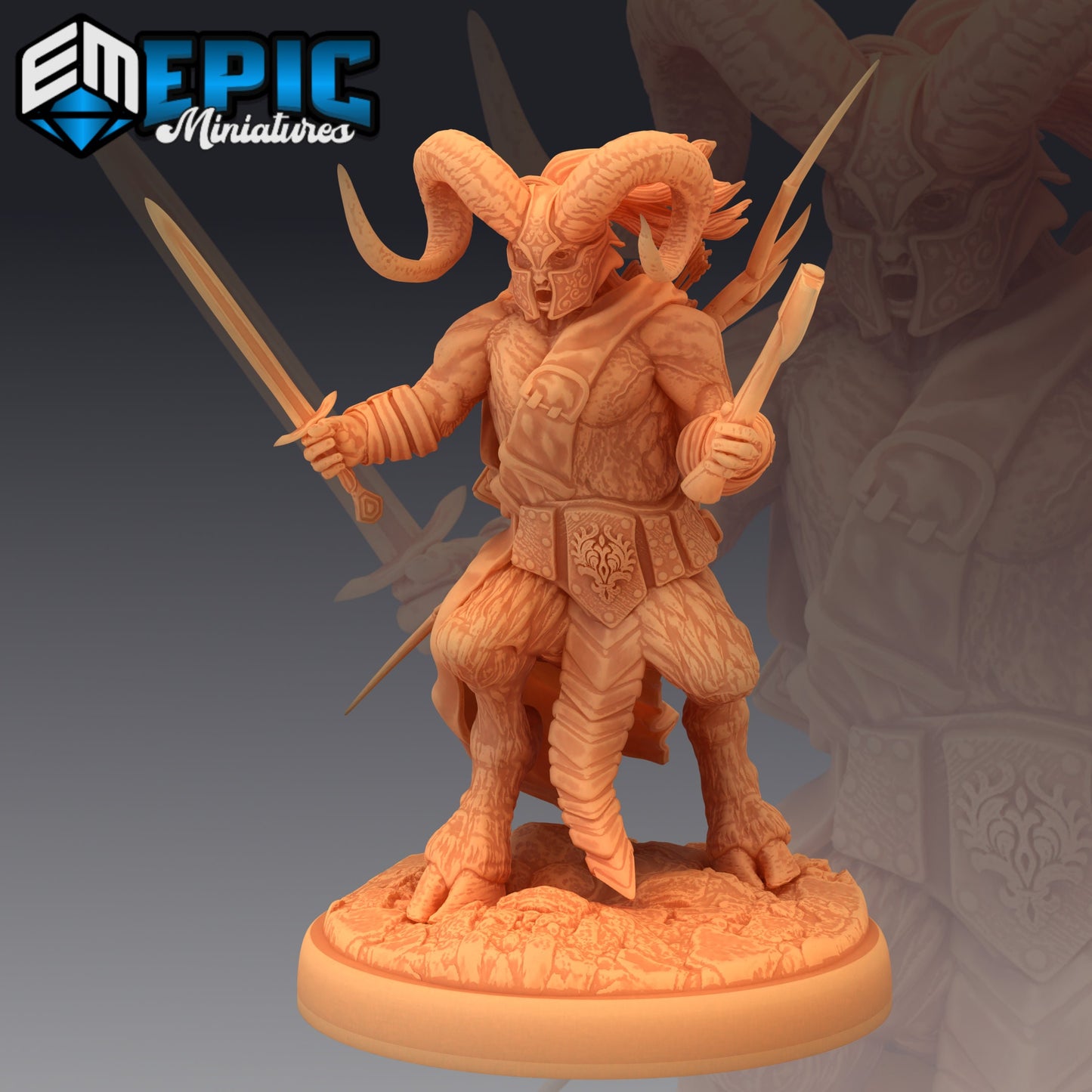 Satyr Armoured (3 Variants) - Epic Miniatures