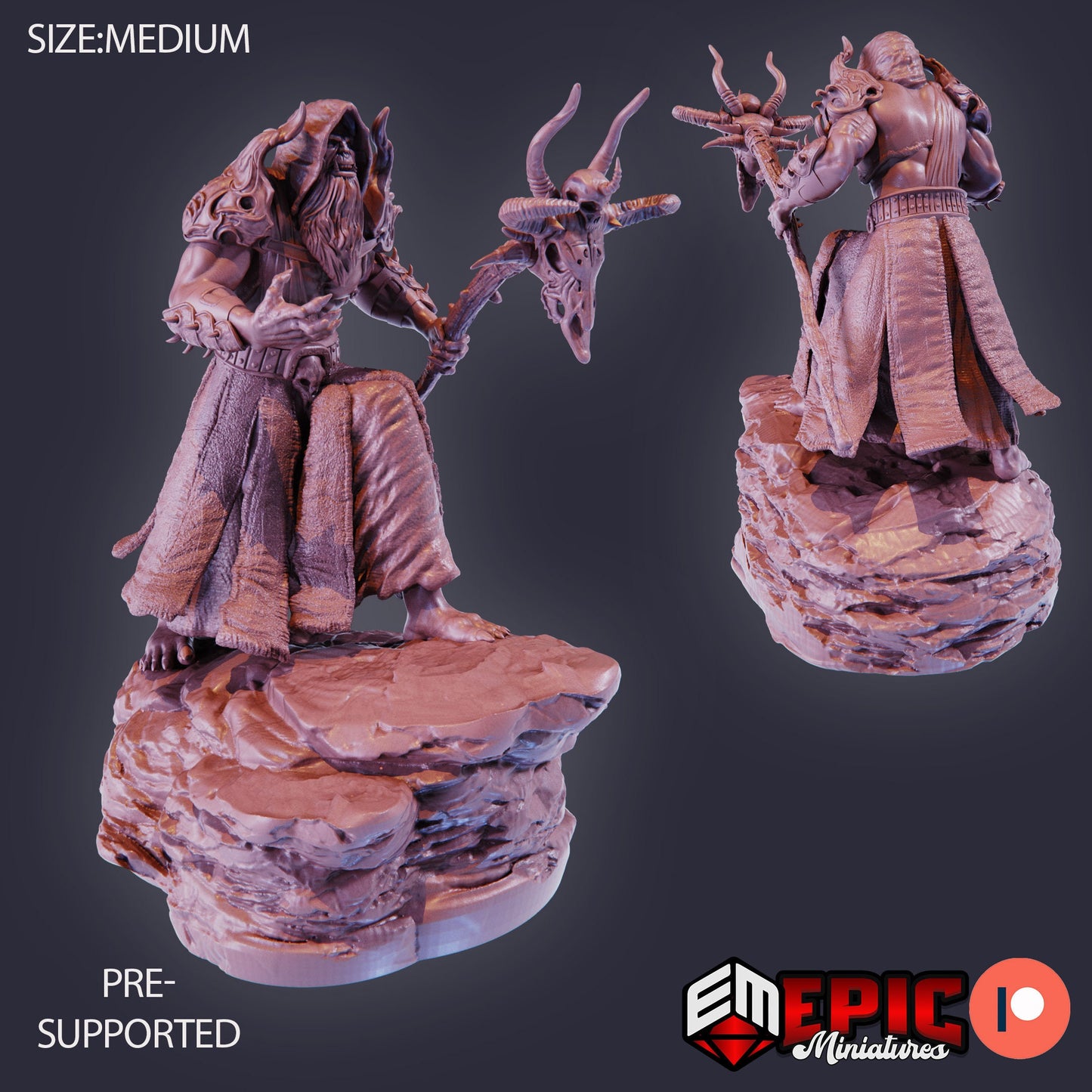 Orc Shaman (4 Variants Available) - Epic Miniatures