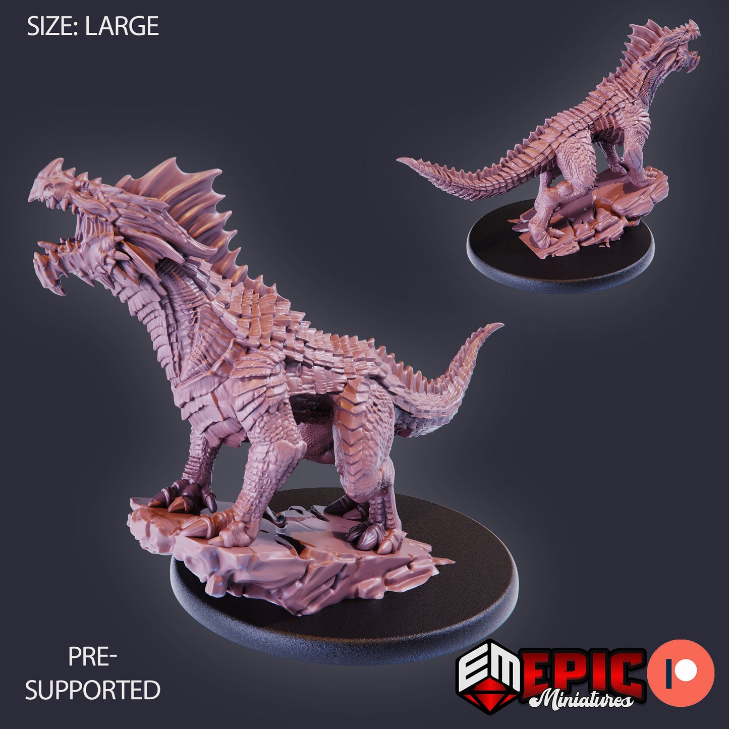 Red Guard Drake (5 Variants Available) - Epic Miniatures