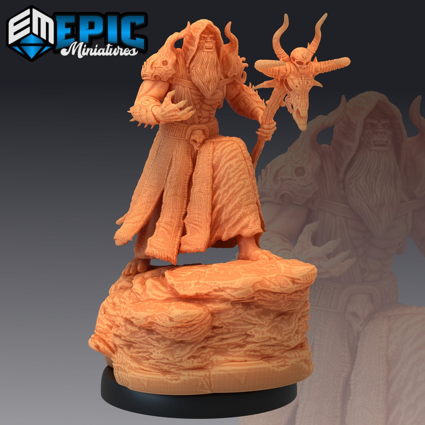 Orc Shaman (4 Variants Available) - Epic Miniatures