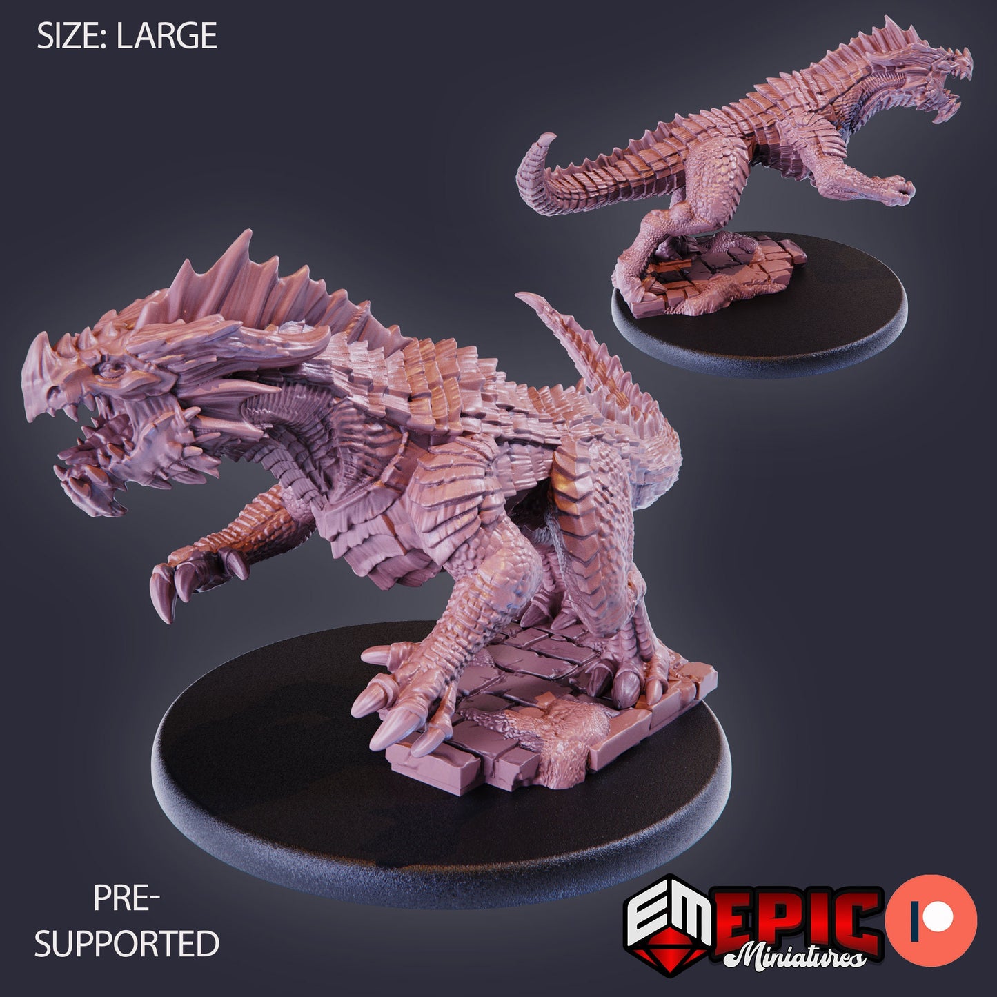 Red Guard Drake (5 Variants Available) - Epic Miniatures