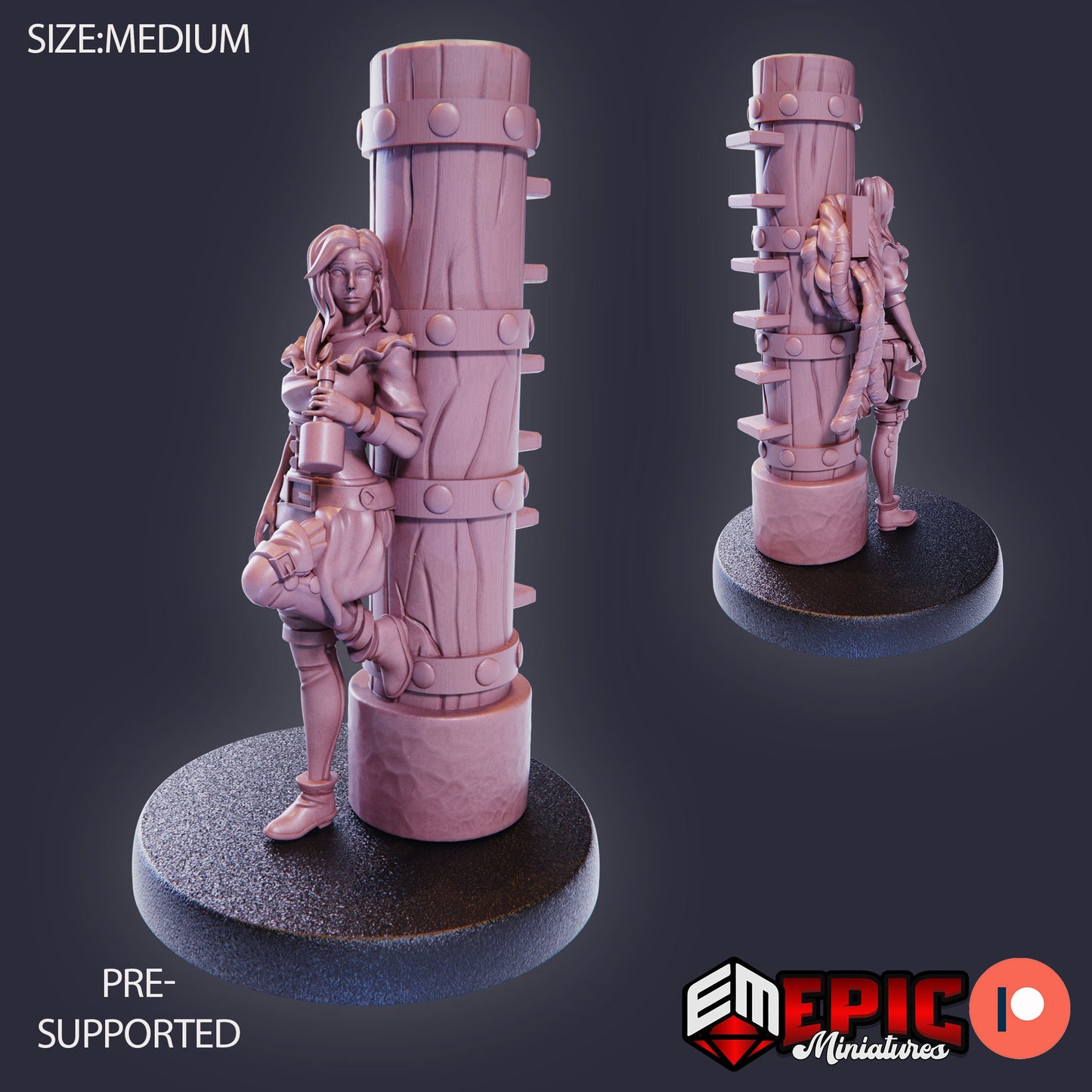 Female Pirate (3 Variants Available) - Epic Miniatures