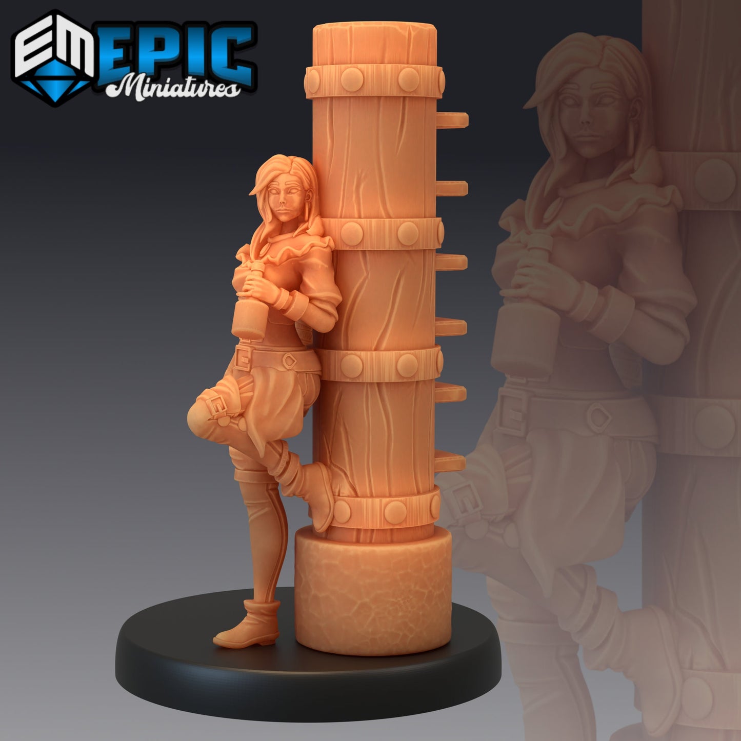 Female Pirate (3 Variants Available) - Epic Miniatures