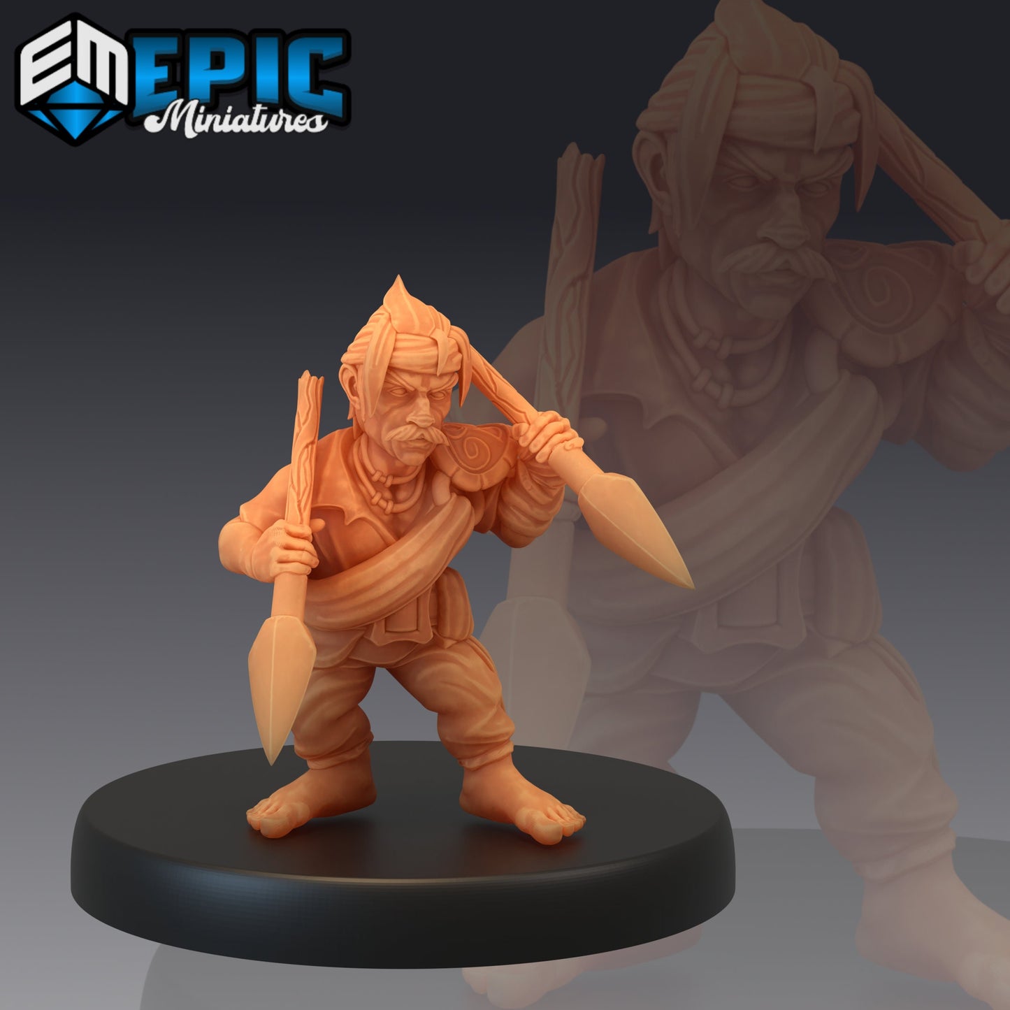 Gnome Pirate (3 Variants Available) - Epic Miniatures