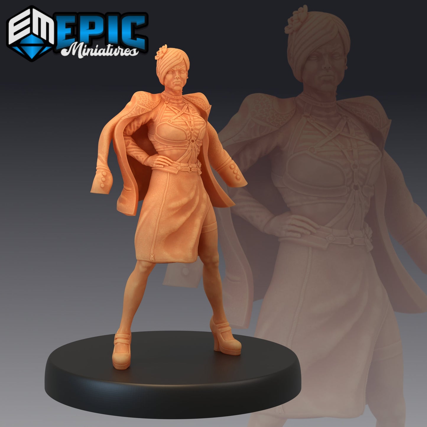 Gangster Lady Charlotte (4 Variants Available) - Epic Miniatures