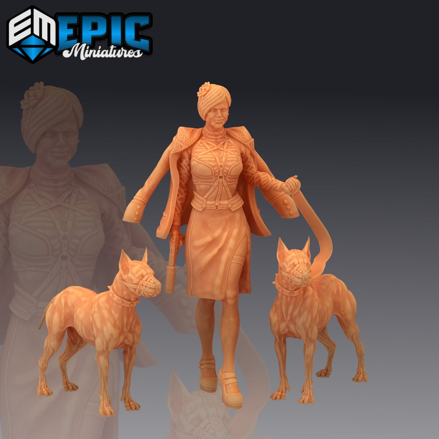 Gangster Lady Charlotte (4 Variants Available) - Epic Miniatures