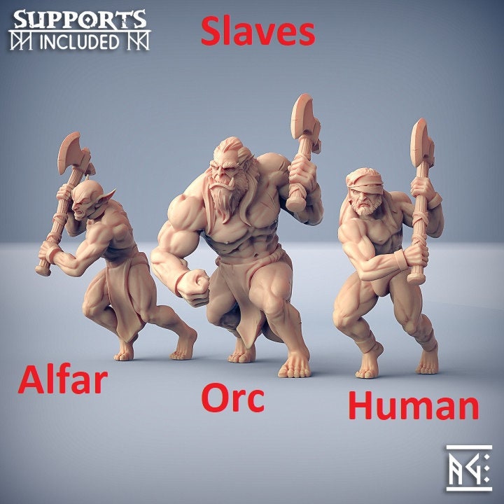 Soul Harvester Altar with Slaves (4 Variants Available) - Artisan Guild