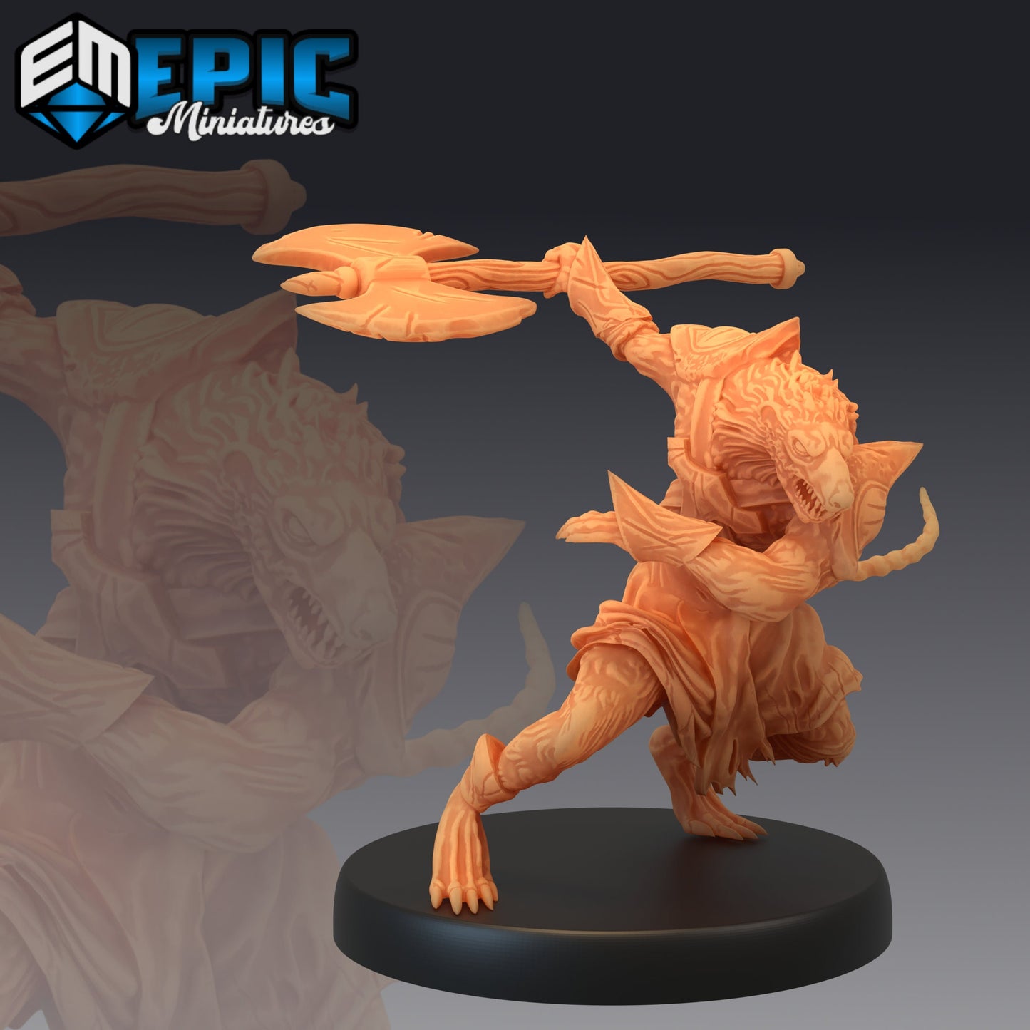 Sewer Rat Tribe (4 Variants) - Epic Miniatures