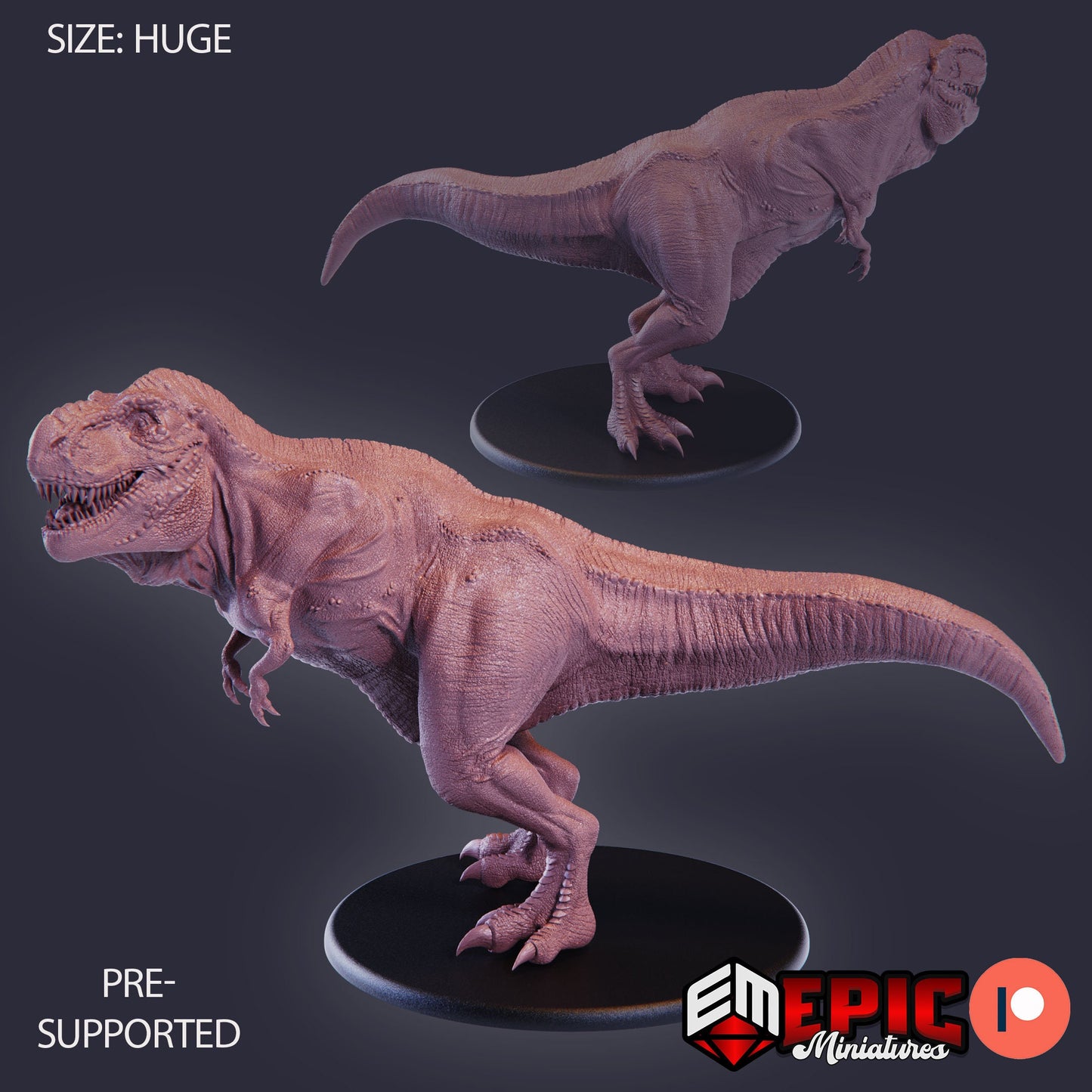 T-Rex (6 Variants) - Epic Miniatures