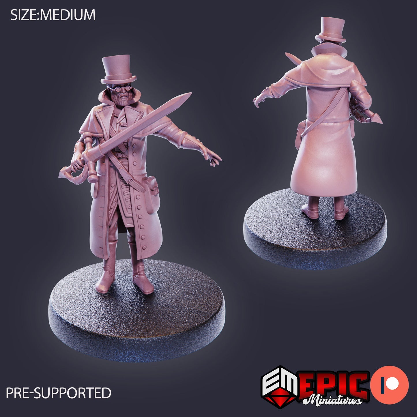 Doctor Arthur Gibbs (3 Variants Available) - Epic Miniatures