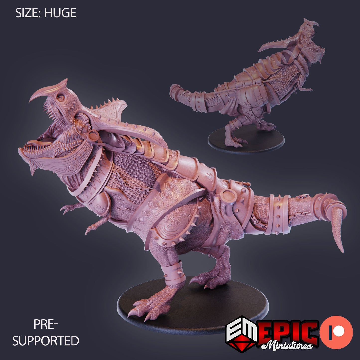 T-Rex (6 Variants) - Epic Miniatures