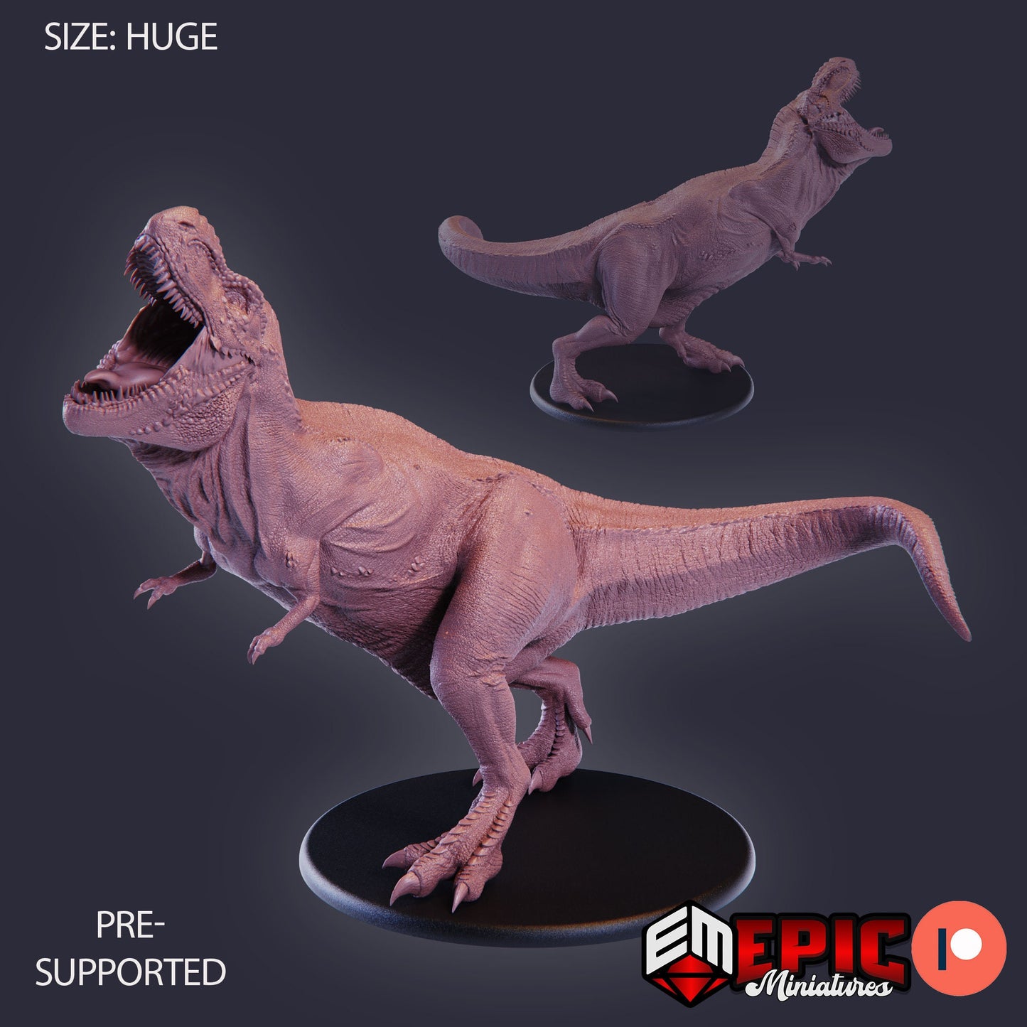 T-Rex (6 Variants) - Epic Miniatures