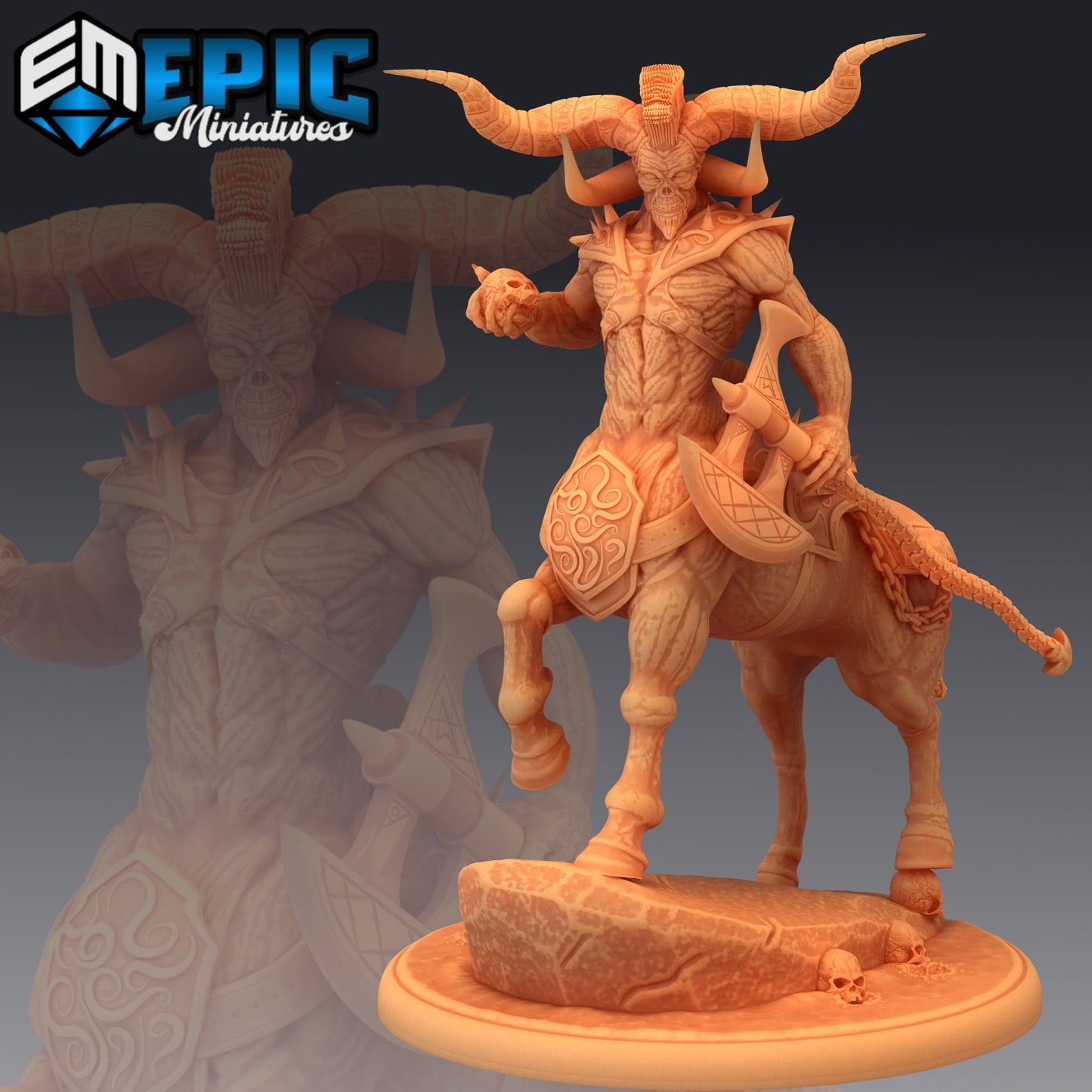 Demonic Centaur (3 Variants) - Epic Miniatures