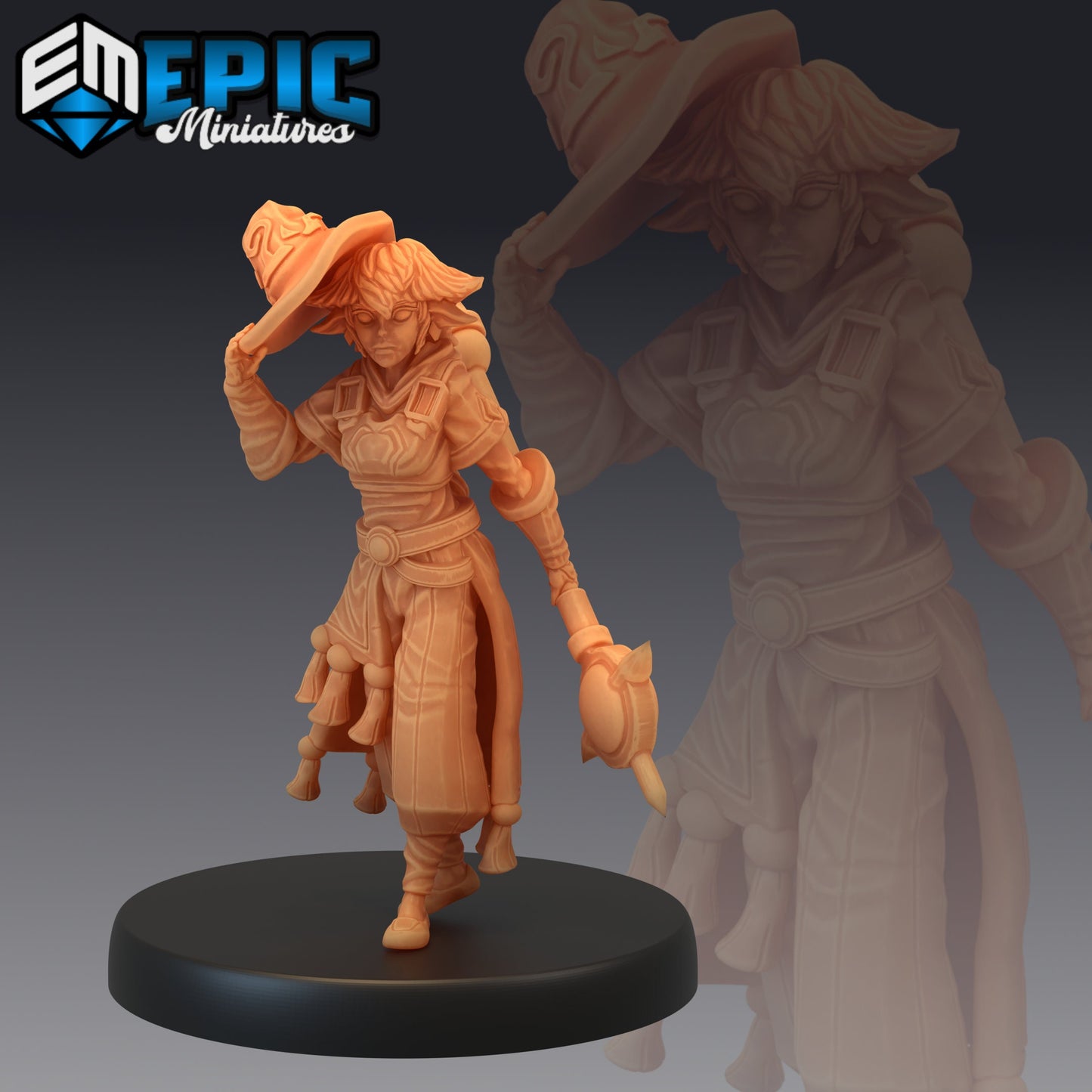 Half Gnome Mage (3 Variants) - Epic Miniatures