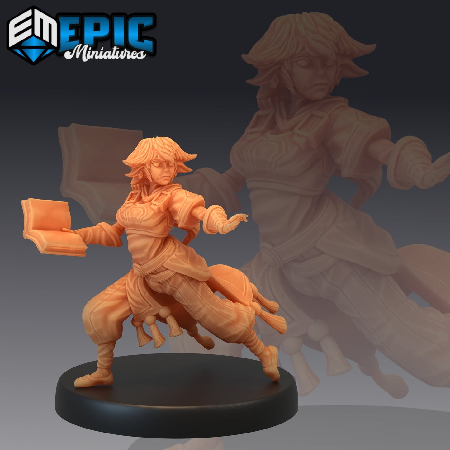 Half Gnome Mage (3 Variants) - Epic Miniatures