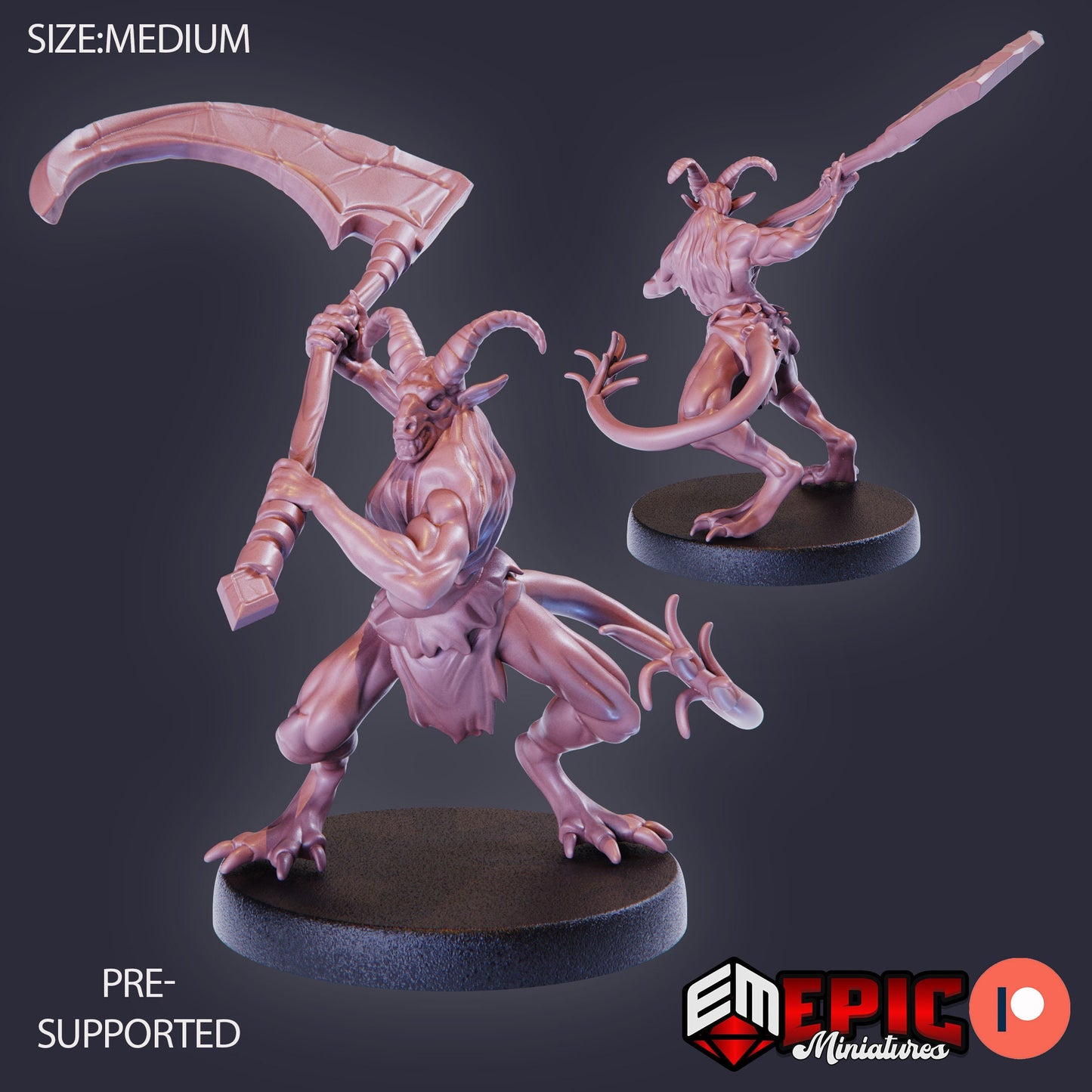 Goat Demon (3 Variants Available) - Epic Miniatures