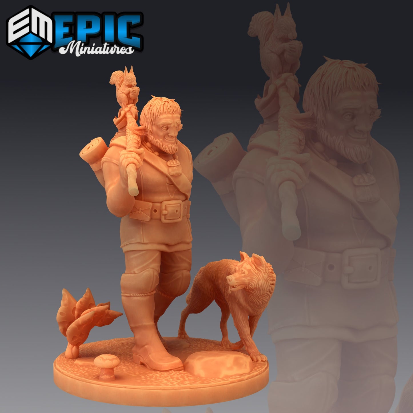 Firbolg Druid (3 Variants Available) - Epic Miniatures