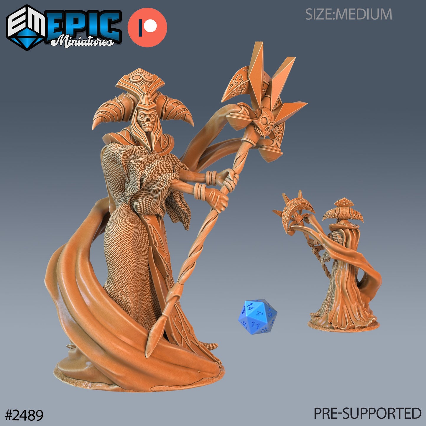 Arch Lich (3 Variants Available) - Epic Miniatures
