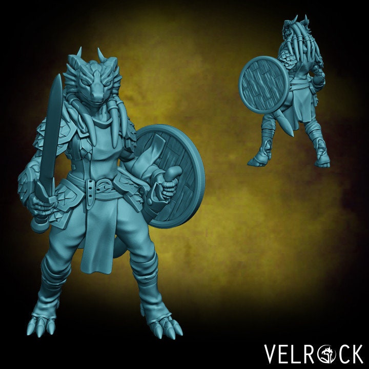 Dragonfolk Soldiers - Set 2 (5 Variants Available) - Velrock