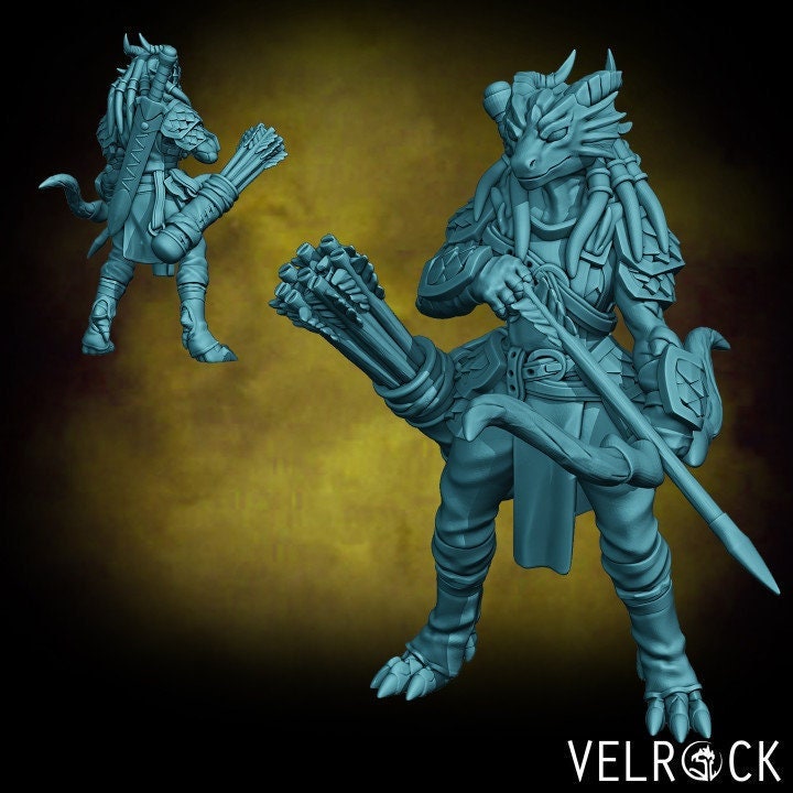 Dragonfolk Soldiers - Set 2 (5 Variants Available) - Velrock