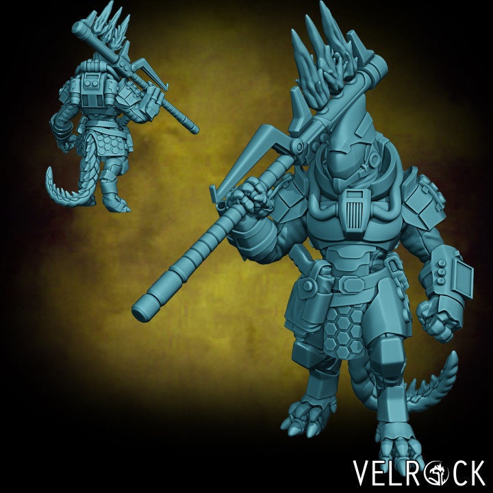 Saurian Mercenary Grunts Set 1 (6 Variants Available) - Velrock