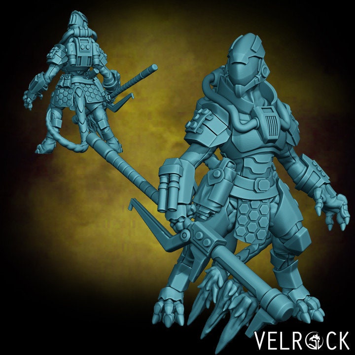 Saurian Mercenary Grunts Set 2 (6 Variants Available) - Velrock