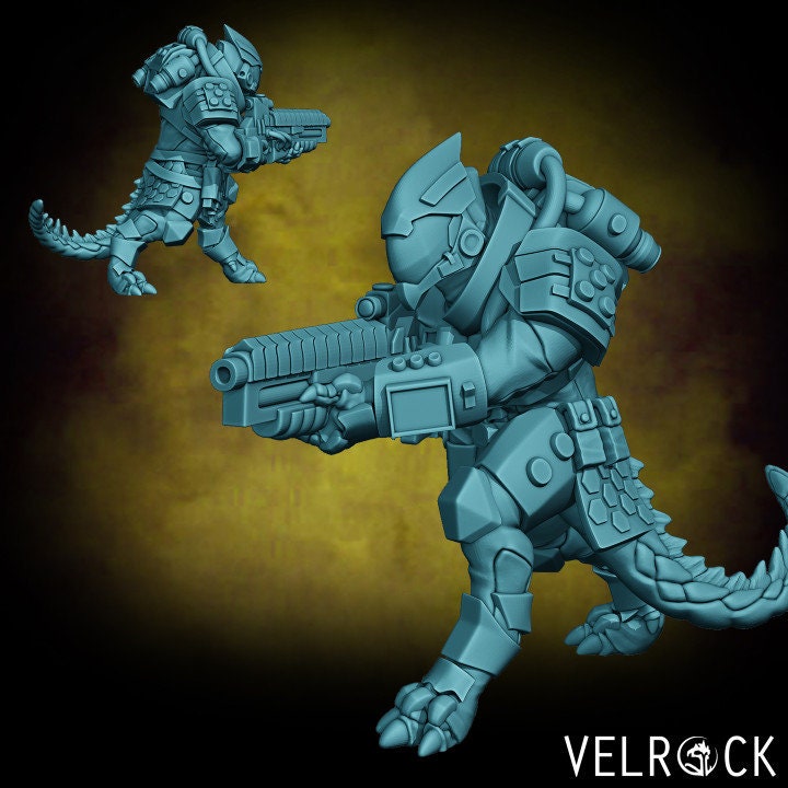 Saurian Mercenary Grunts Set 1 (6 Variants Available) - Velrock