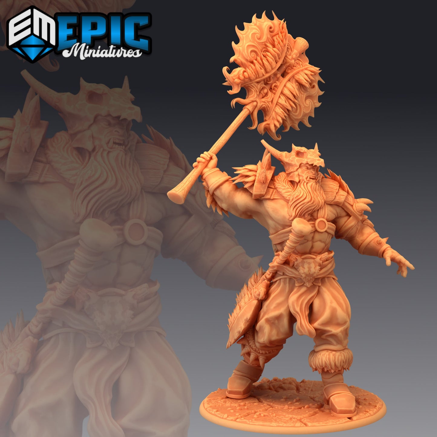 Frost Giant Warrior (4 Variants) - Epic Miniatures