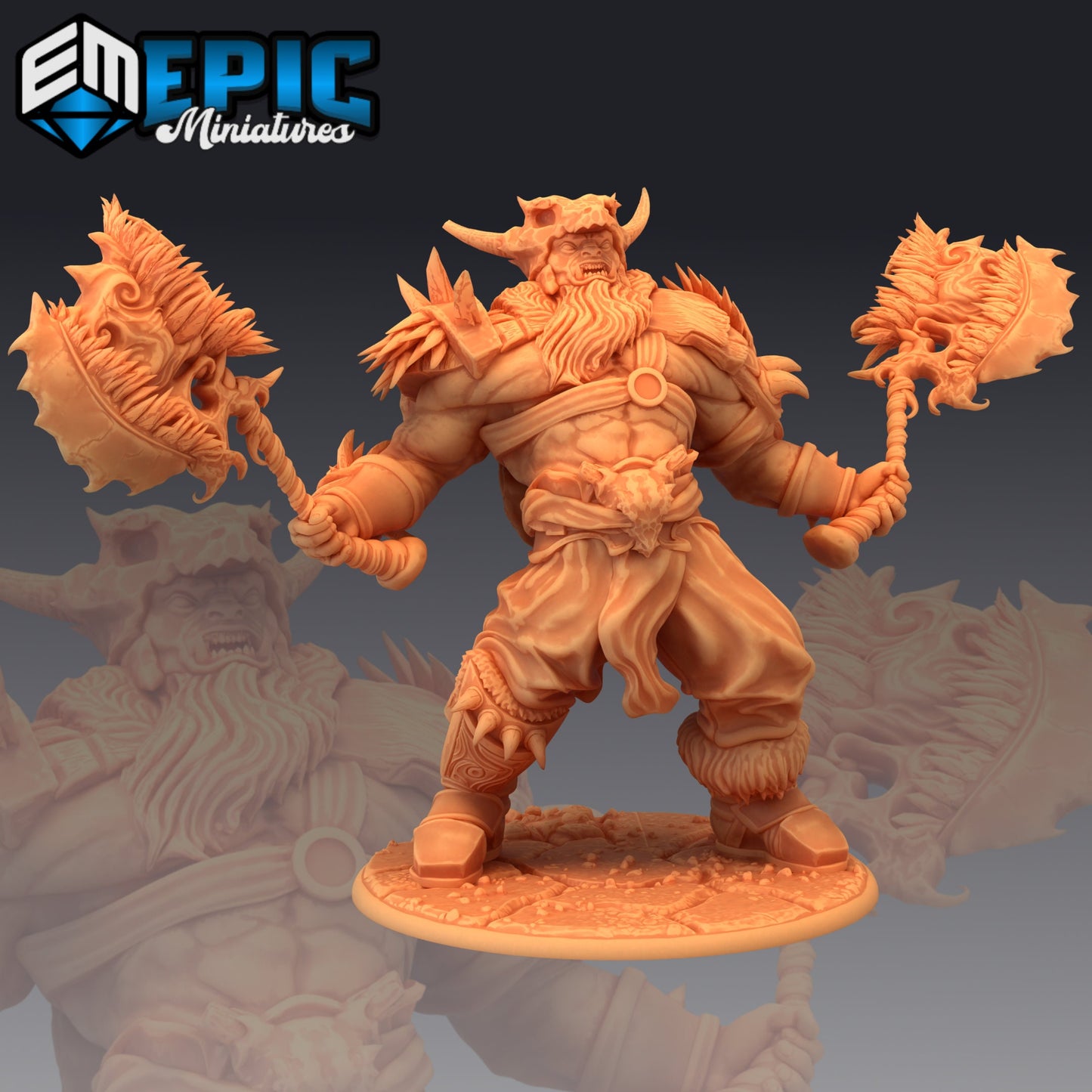 Frost Giant Warrior (4 Variants) - Epic Miniatures